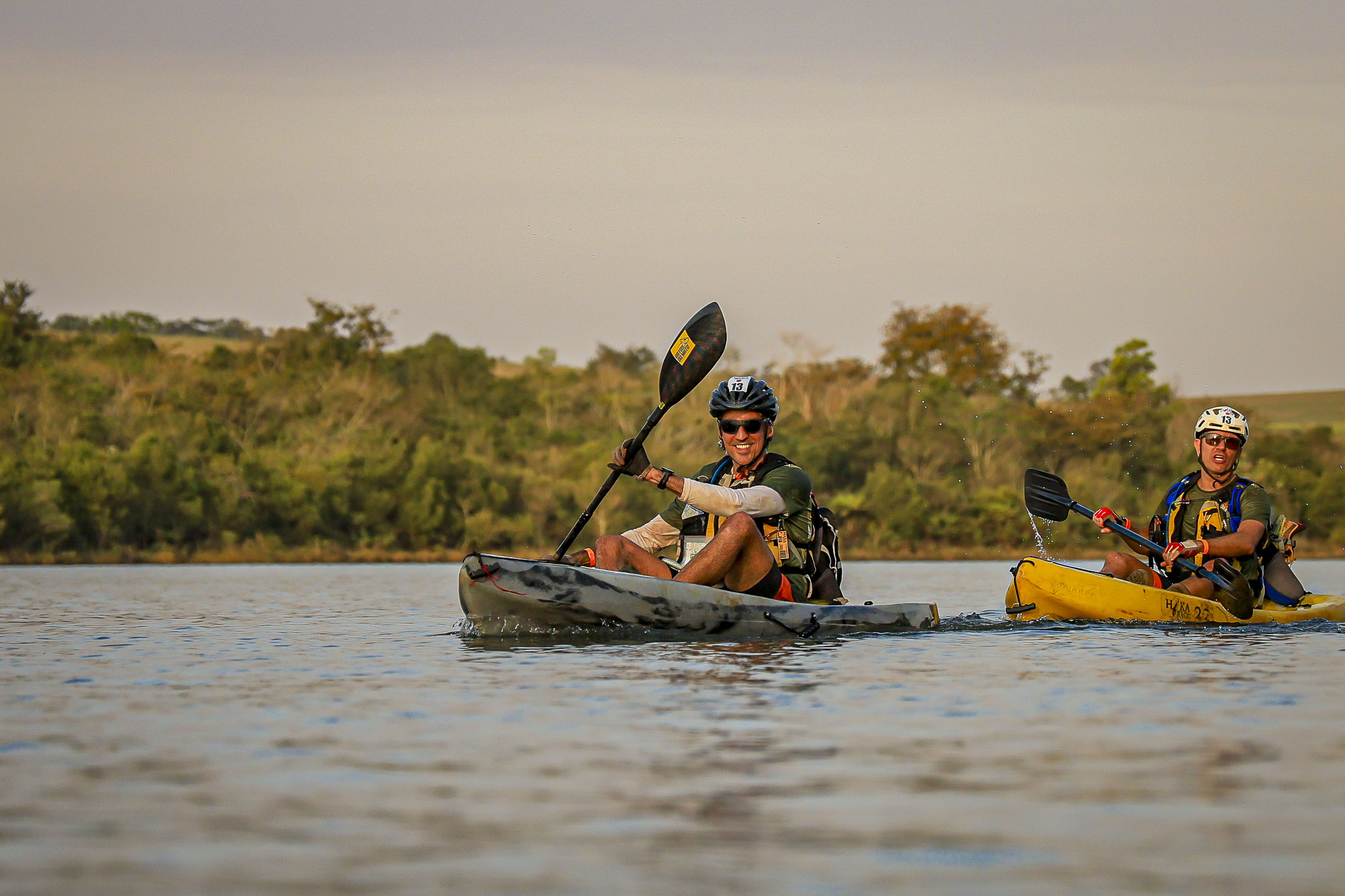 Corrida de aventura na natureza